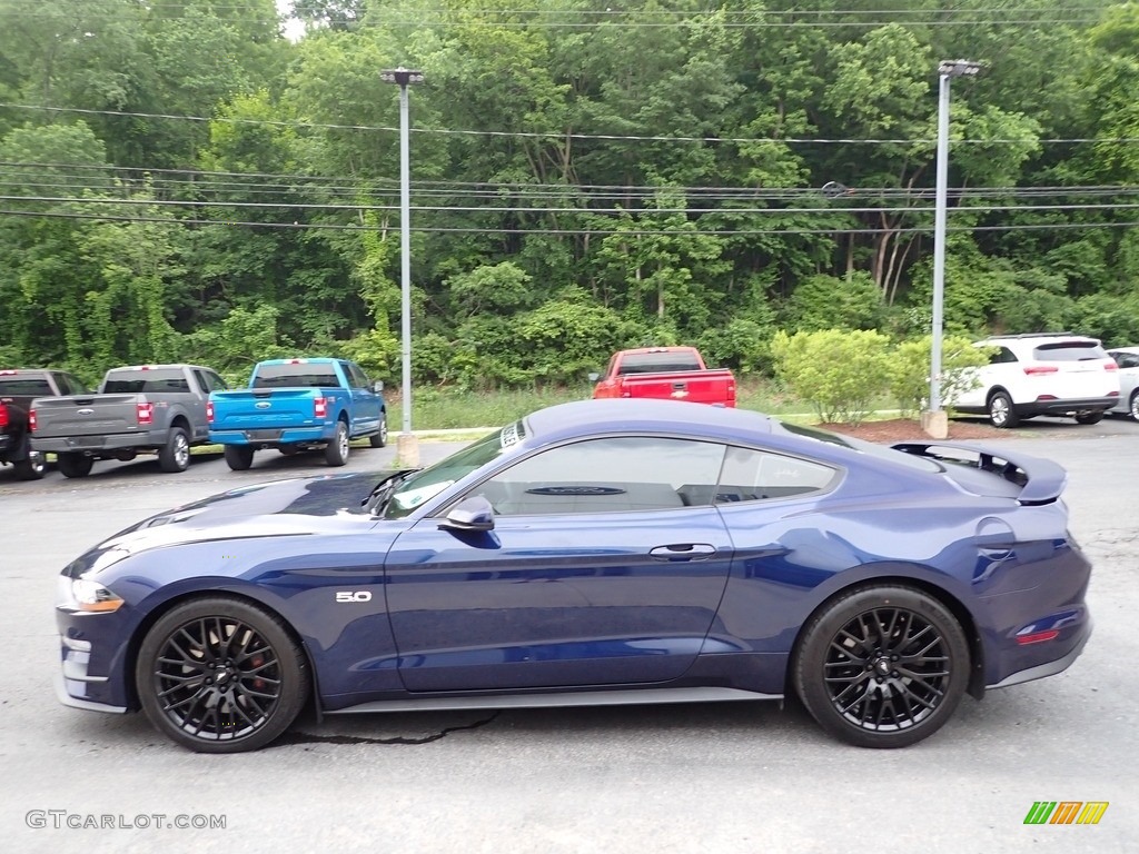 Kona Blue 2019 Ford Mustang GT Fastback Exterior Photo #142116416