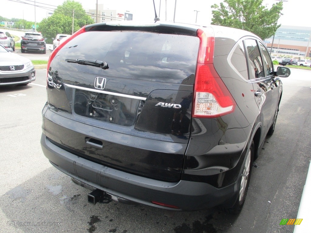 2013 CR-V EX AWD - Crystal Black Pearl / Black photo #5