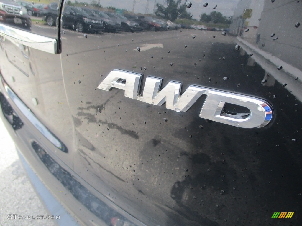 2013 CR-V EX AWD - Crystal Black Pearl / Black photo #6