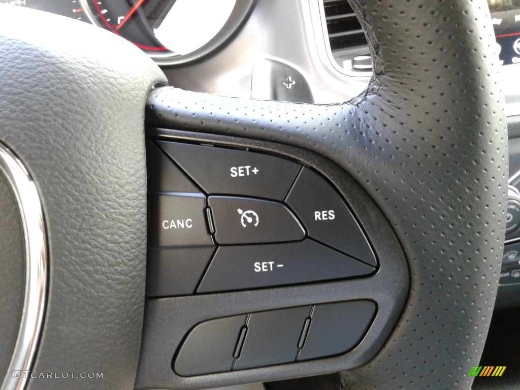 2021 Dodge Charger GT Black Steering Wheel Photo #142117706