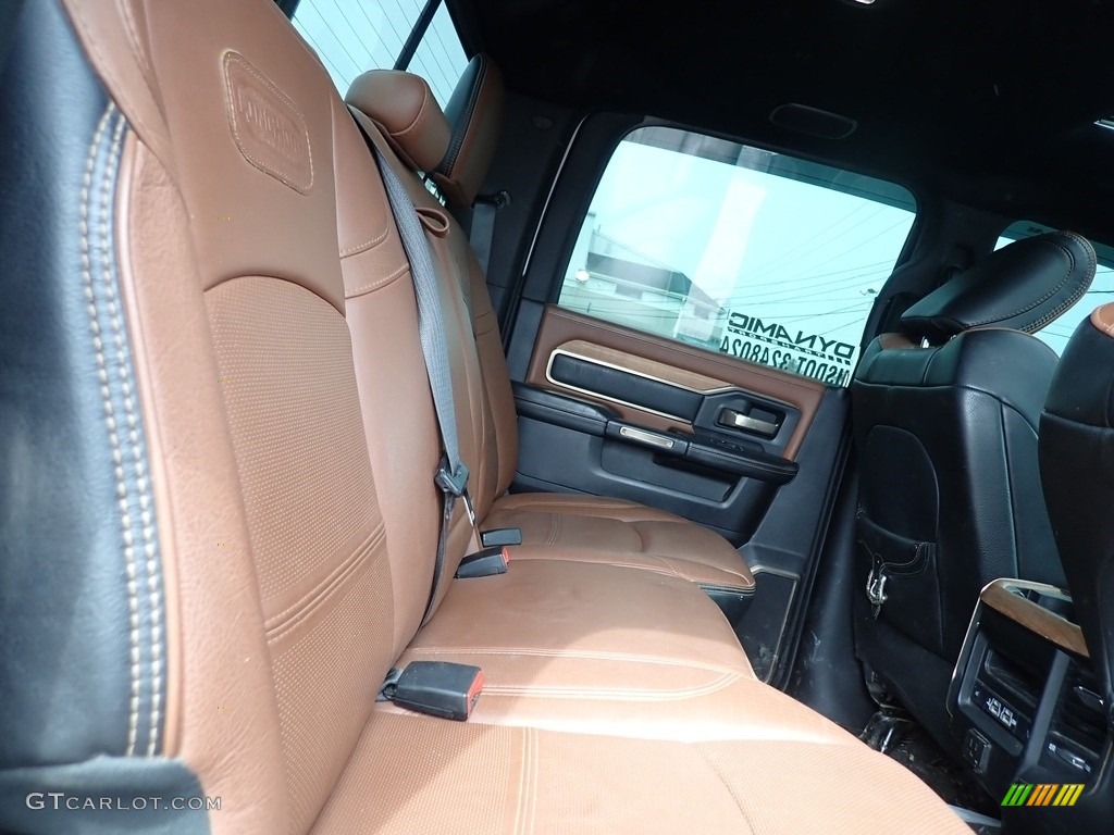 Black/Cattle Tan Interior 2019 Ram 2500 Laramie Longhorn Crew Cab 4x4 Photo #142117982