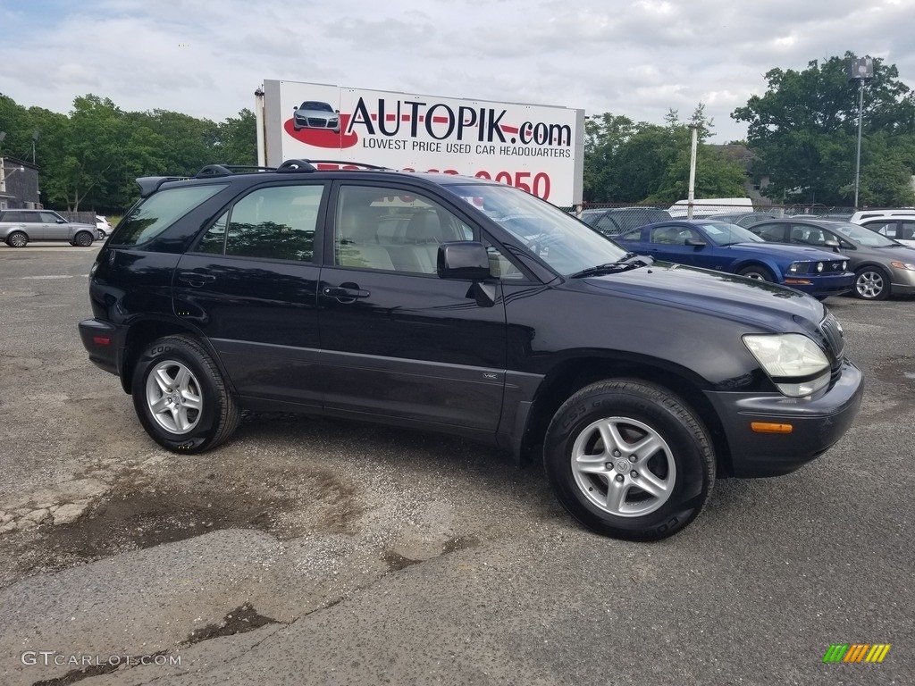 2003 RX 300 AWD - Black Onyx / Ivory photo #2