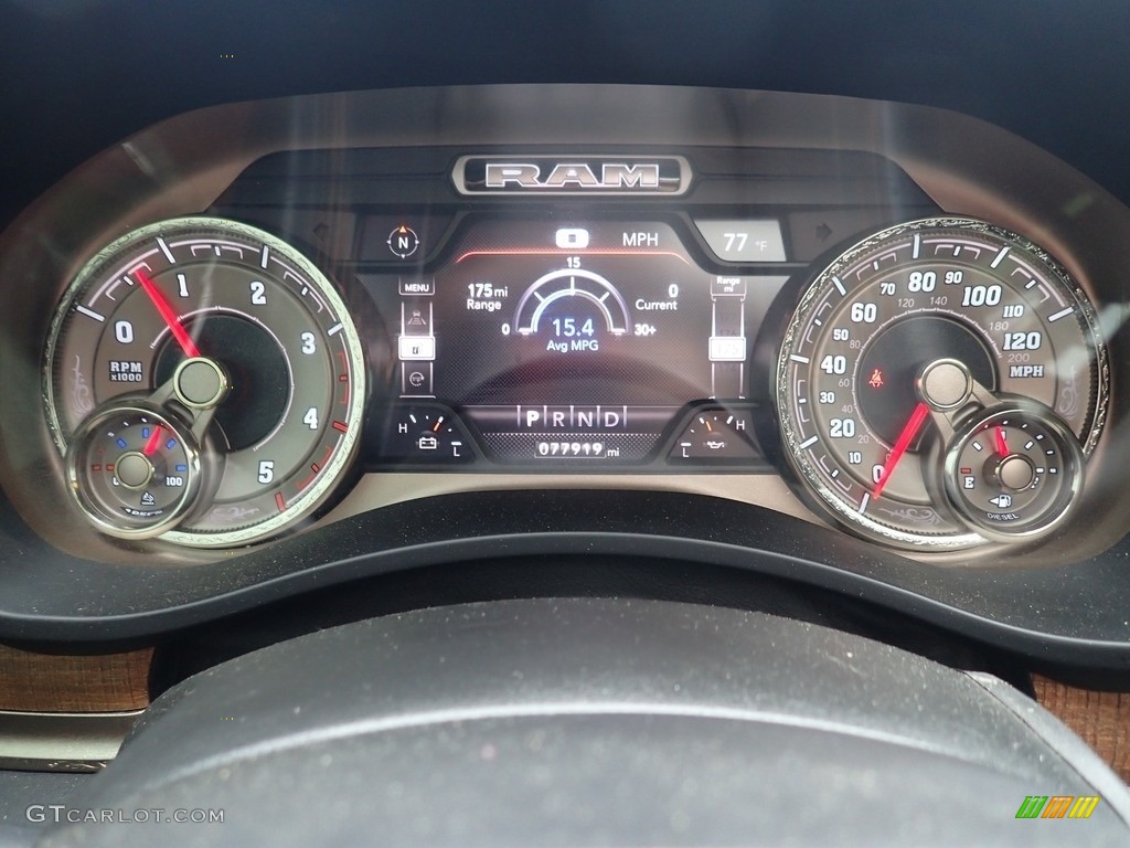 2019 Ram 2500 Laramie Longhorn Crew Cab 4x4 Gauges Photo #142118118
