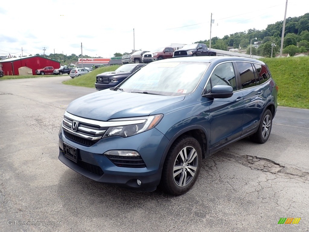 Steel Sapphire Metallic 2017 Honda Pilot EX-L AWD Exterior Photo #142118279