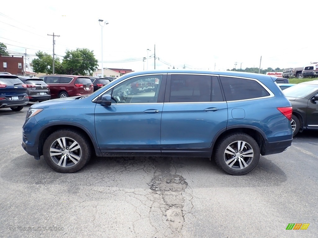 Steel Sapphire Metallic 2017 Honda Pilot EX-L AWD Exterior Photo #142118327