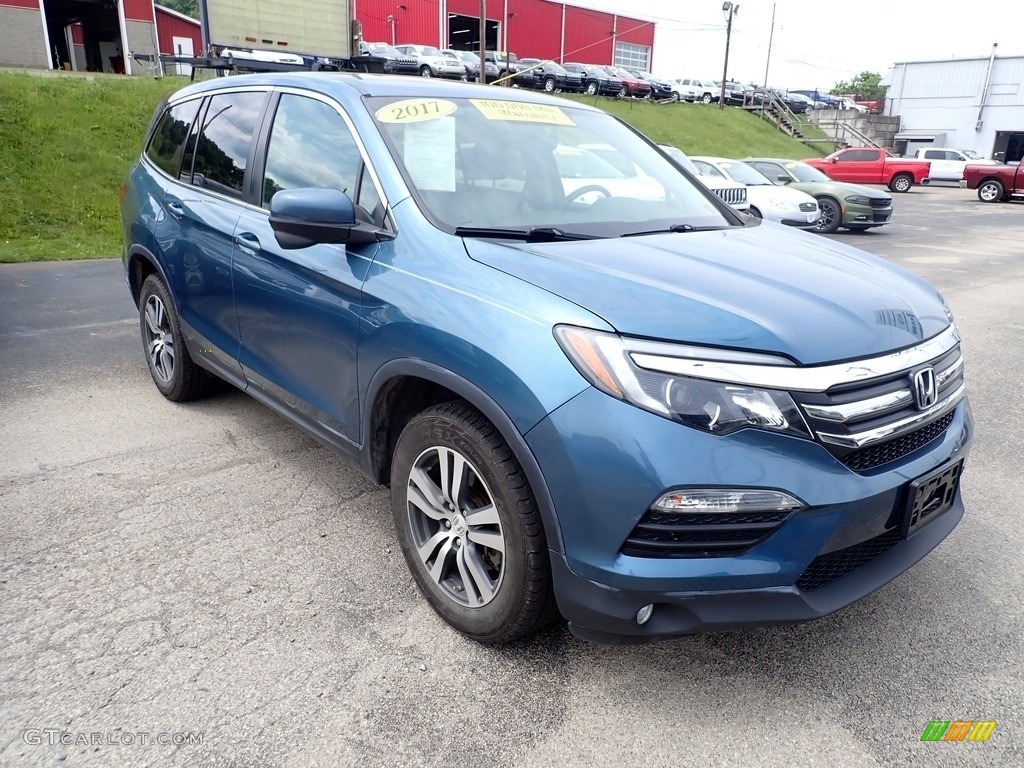 Steel Sapphire Metallic 2017 Honda Pilot EX-L AWD Exterior Photo #142118454