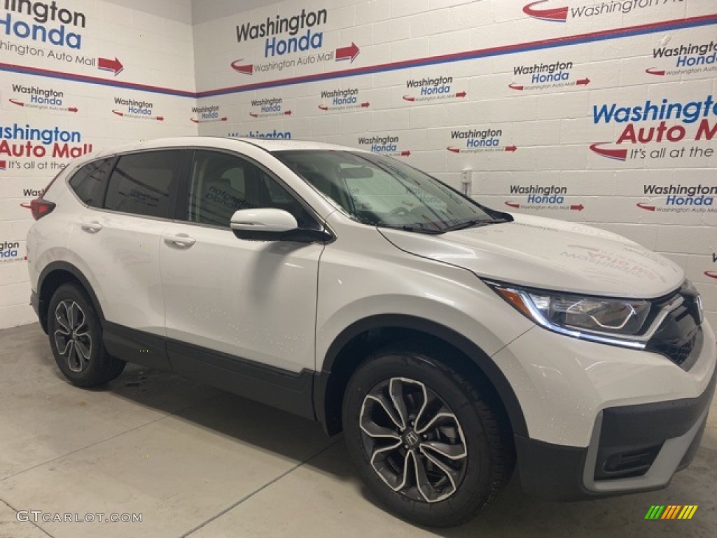 2021 CR-V EX AWD - Platinum White Pearl / Ivory photo #1