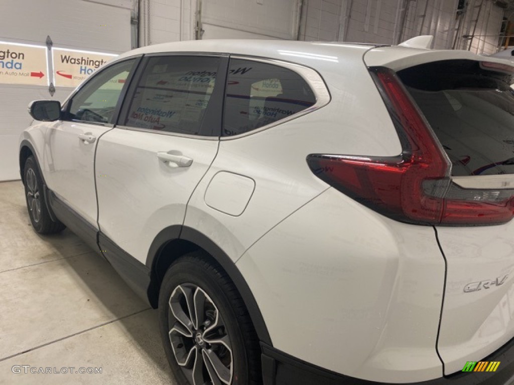 2021 CR-V EX AWD - Platinum White Pearl / Ivory photo #7