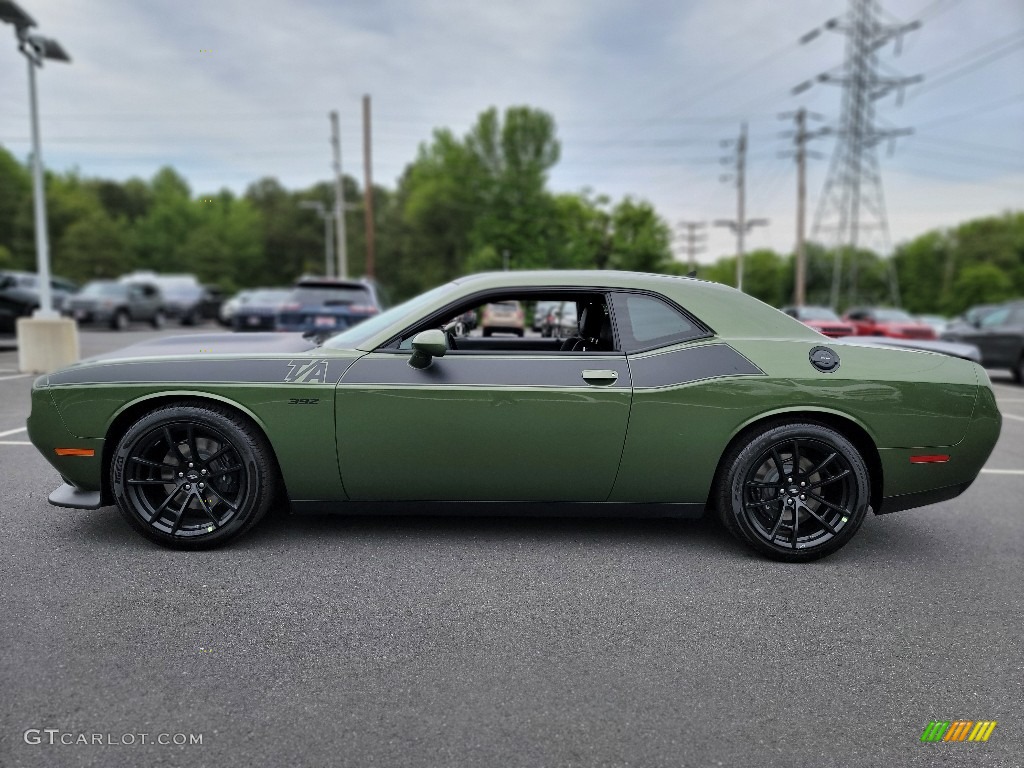 F8 Green 2021 Dodge Challenger T/A Exterior Photo #142122660