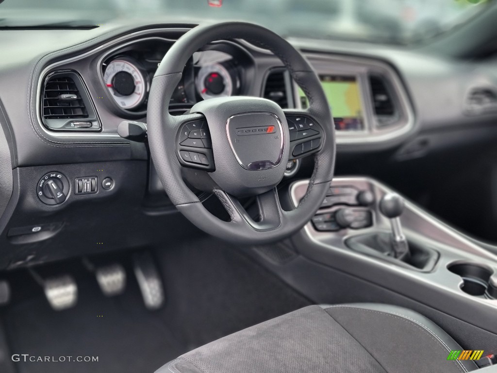2021 Dodge Challenger T/A Black Steering Wheel Photo #142122903