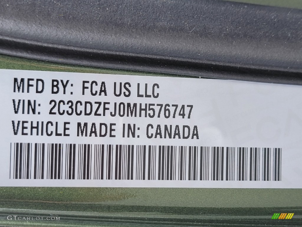 2021 Challenger T/A - F8 Green / Black photo #10