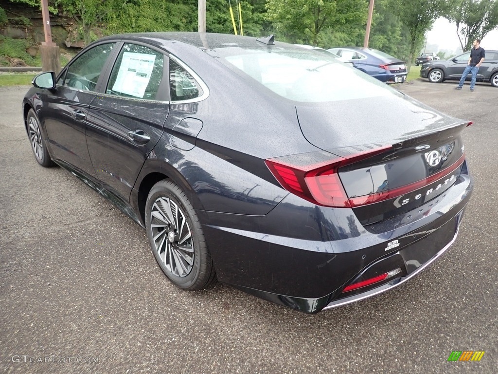 2021 Sonata Limited Hybrid - Oxford Blue / Dark Gray photo #6