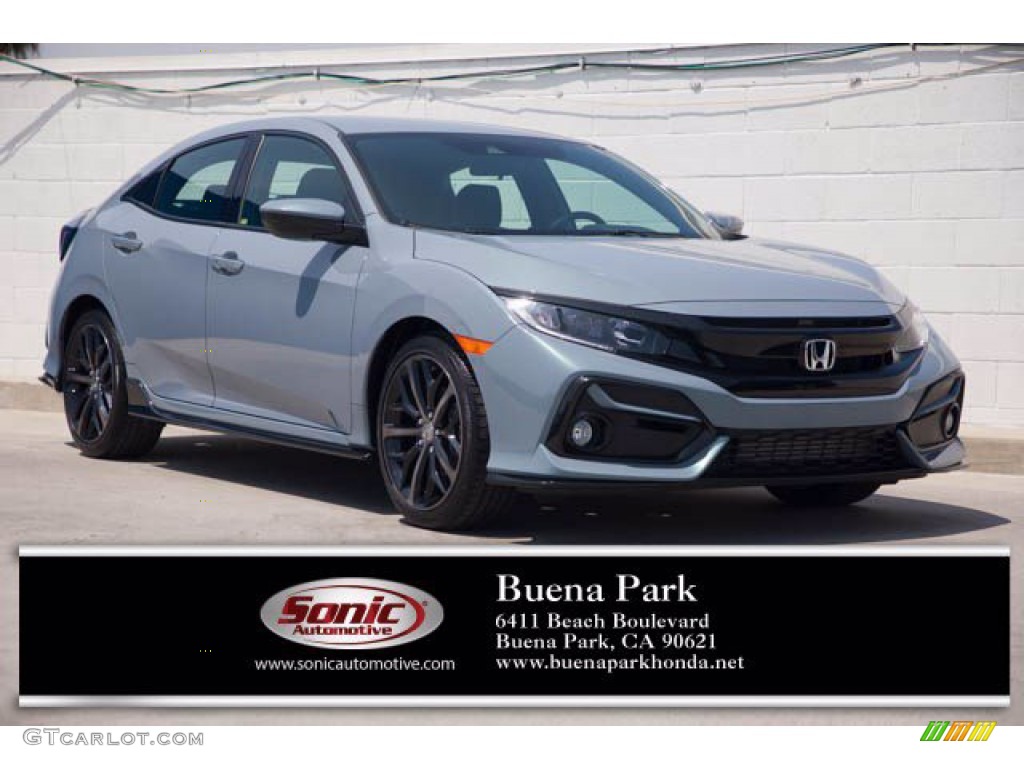 2020 Sonic Gray Pearl Honda Civic Sport Hatchback 142122202 Photo 10