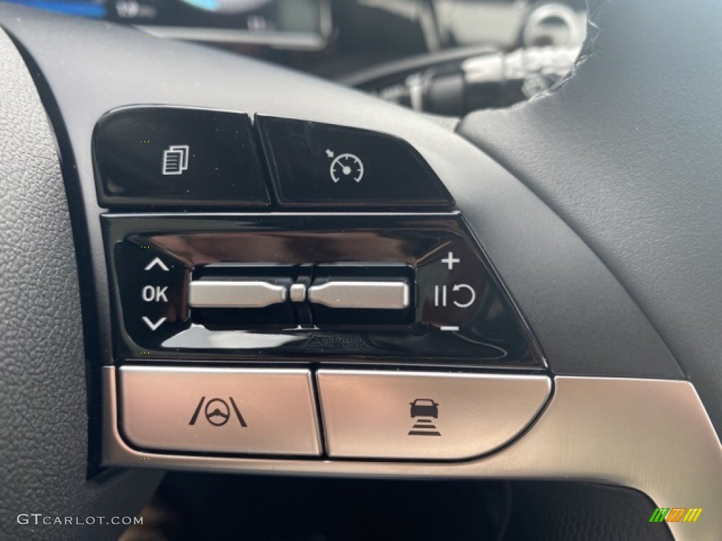 2021 Elantra SEL - Phantom Black / Black photo #12