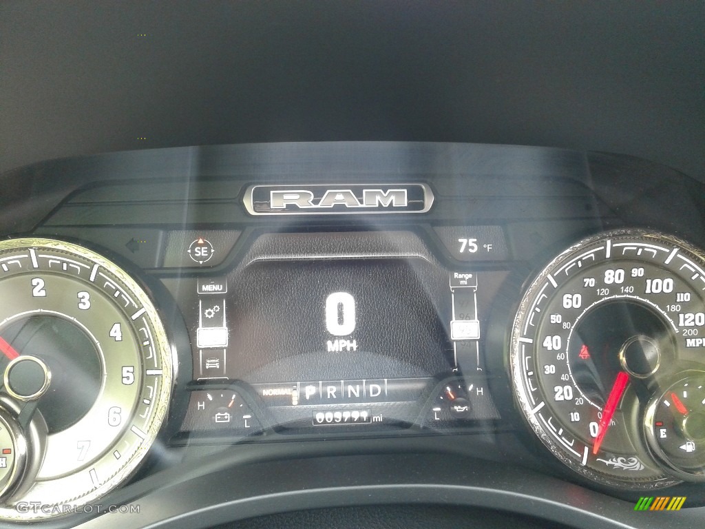 2021 Ram 1500 Long Horn Crew Cab 4x4 Gauges Photo #142124376