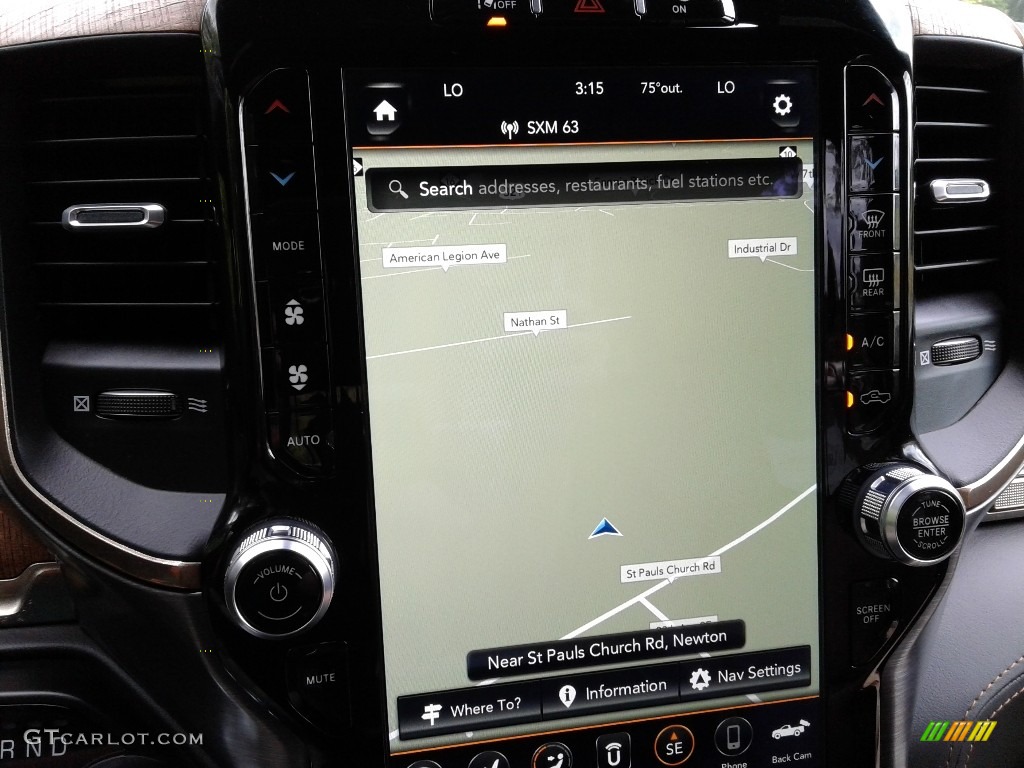 2021 Ram 1500 Long Horn Crew Cab 4x4 Navigation Photo #142124517