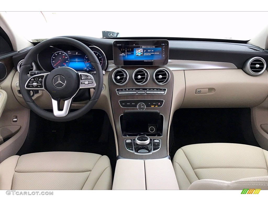 2021 Mercedes-Benz C 300 Sedan Silk Beige Dashboard Photo #142124793