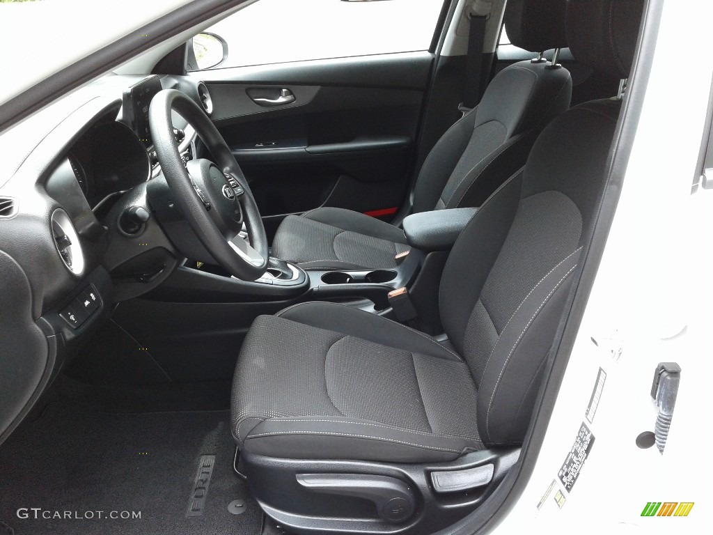 Black Interior 2020 Kia Forte LXS Photo #142125159
