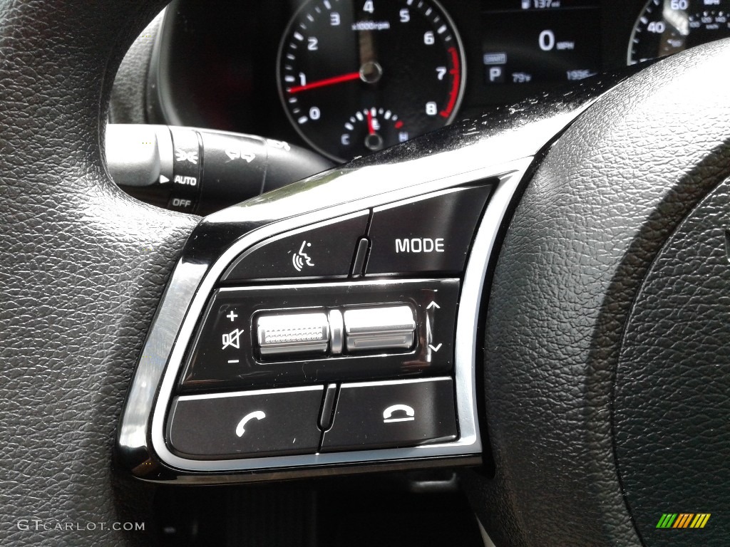 2020 Kia Forte LXS Black Steering Wheel Photo #142125351