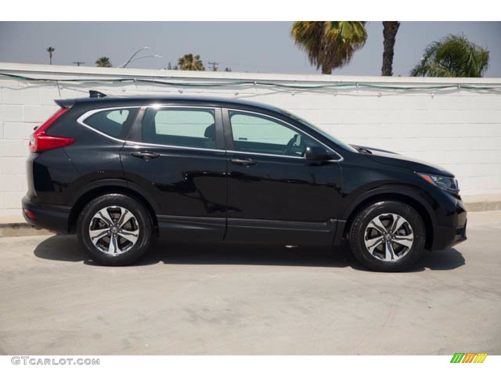 2018 CR-V LX - Crystal Black Pearl / Black photo #12