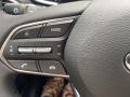 Black 2021 Hyundai Santa Fe SEL AWD Steering Wheel