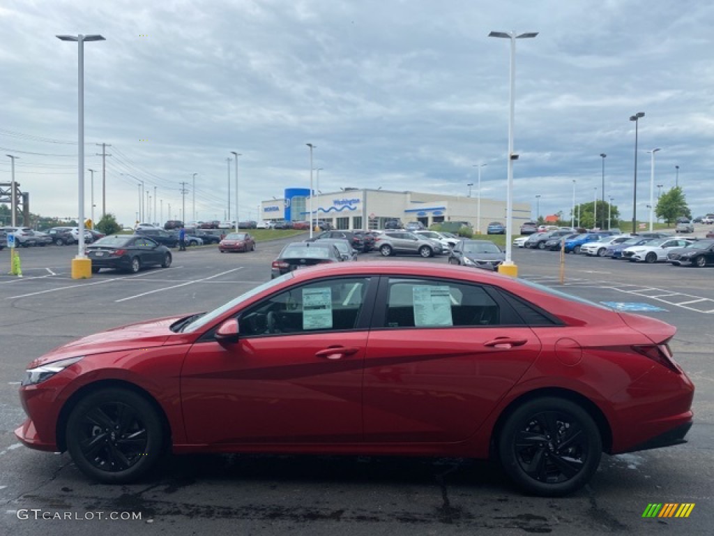 2021 Elantra SEL - Calypso Red / Black photo #5