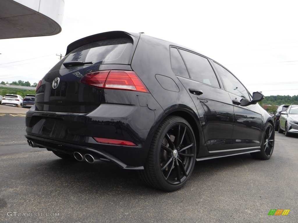 Deep Black Pearl 2019 Volkswagen Golf R 4Motion W/DCC. NAV. Exterior Photo #142127610