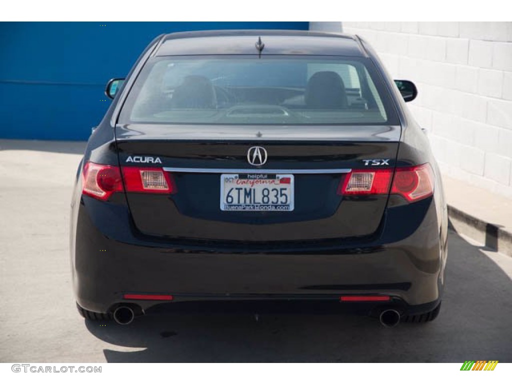 2011 TSX Sedan - Crystal Black Pearl / Ebony photo #9