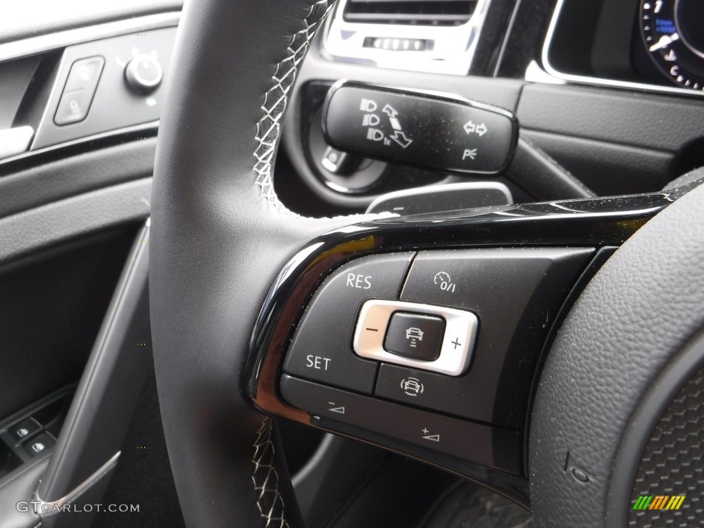 2019 Volkswagen Golf R 4Motion W/DCC. NAV. Titan Black Steering Wheel Photo #142127850