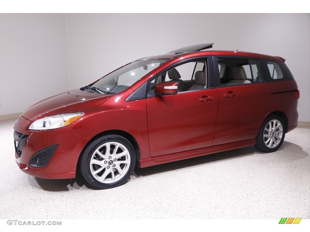 Zeal Red Mica 2015 Mazda MAZDA5 Grand Touring Exterior Photo #142128072