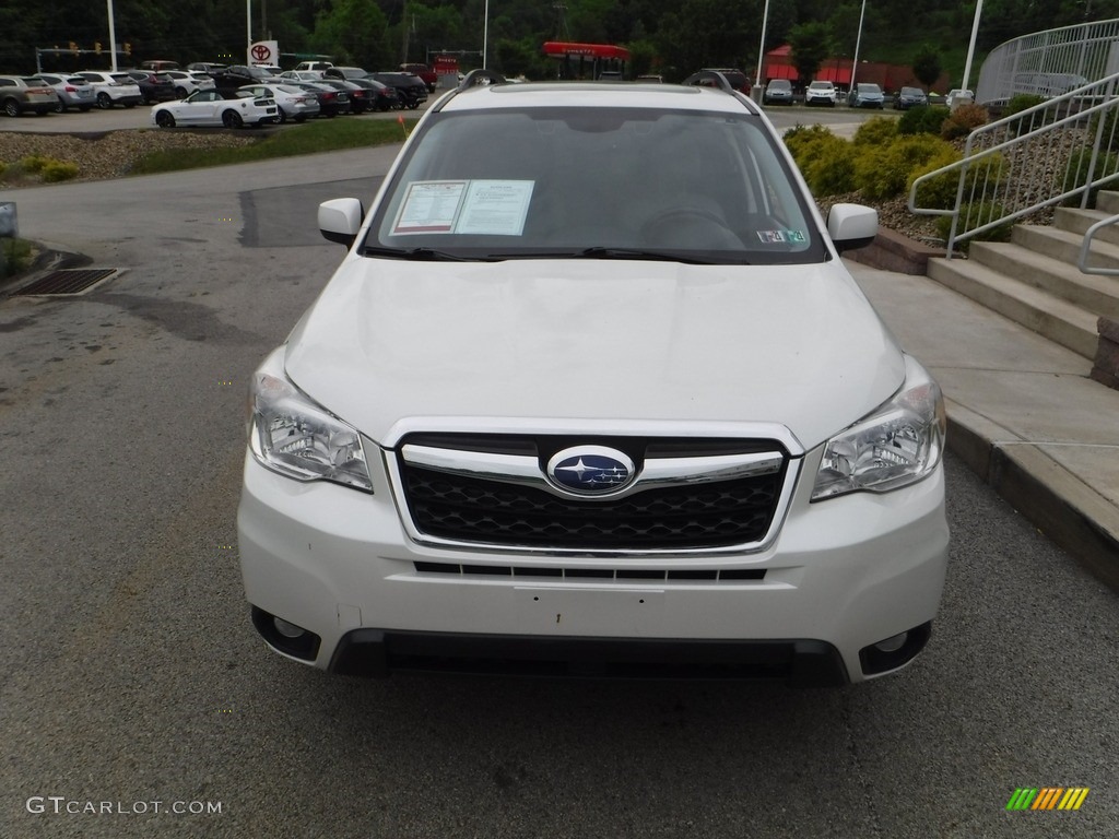2015 Forester 2.5i Limited - Satin White Pearl / Black photo #14