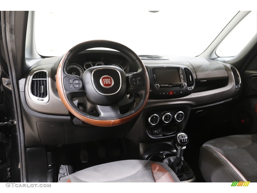 2014 500L Trekking - Nero (Black) / Black/Marrone (Black/Brown) photo #6