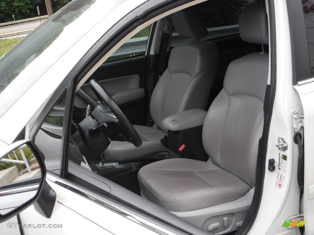 2015 Forester 2.5i Limited - Satin White Pearl / Black photo #20