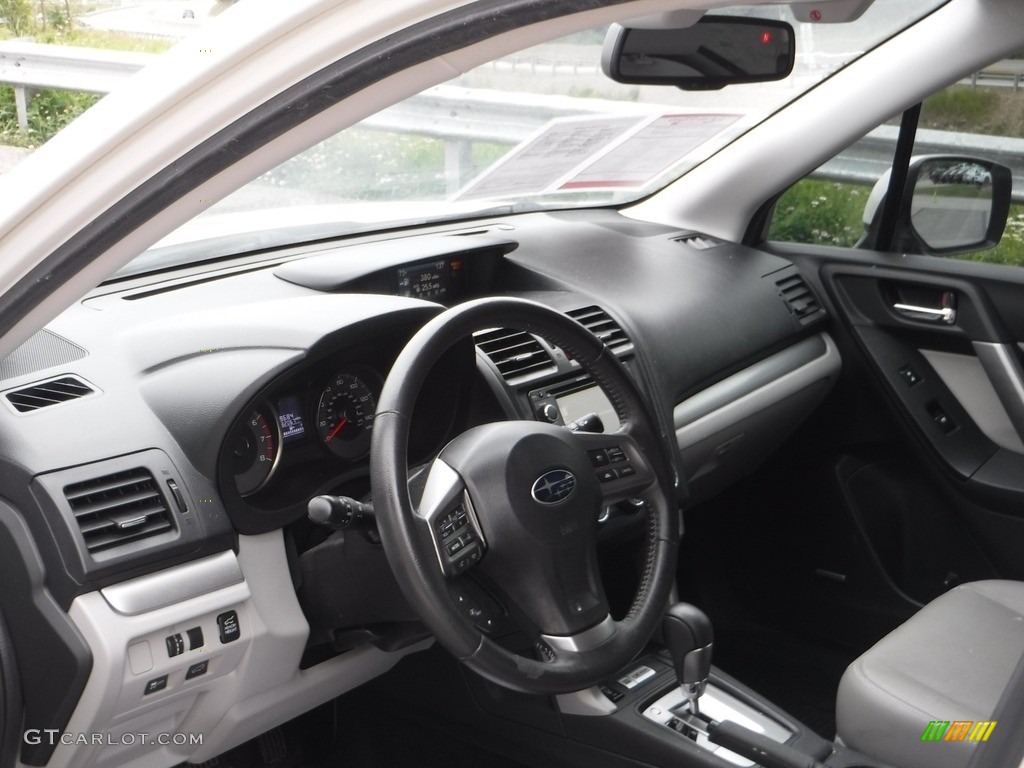 2015 Forester 2.5i Limited - Satin White Pearl / Black photo #22