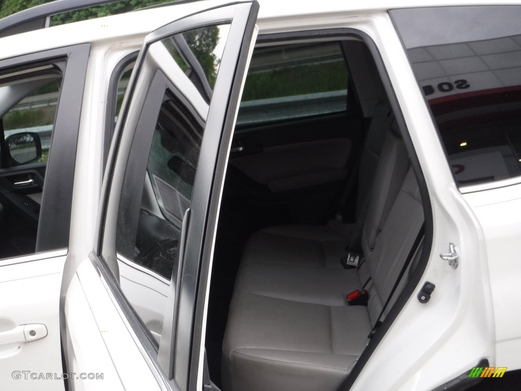 2015 Forester 2.5i Limited - Satin White Pearl / Black photo #25