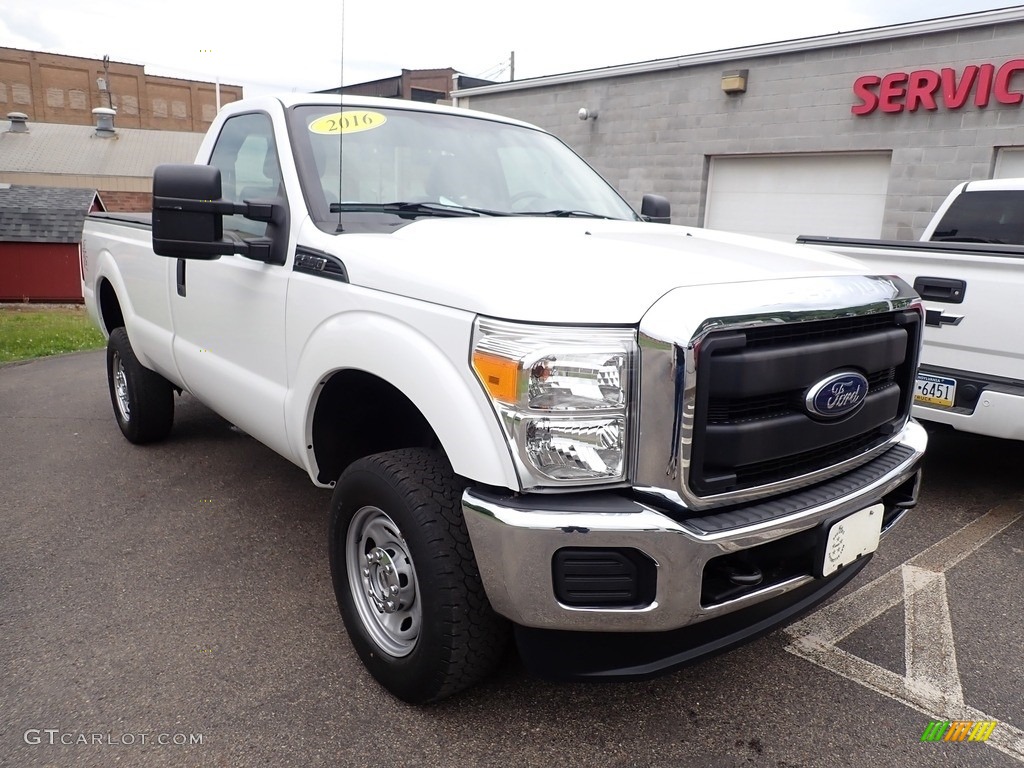 Oxford White 2016 Ford F250 Super Duty XL Regular Cab 4x4 Exterior Photo #142129969