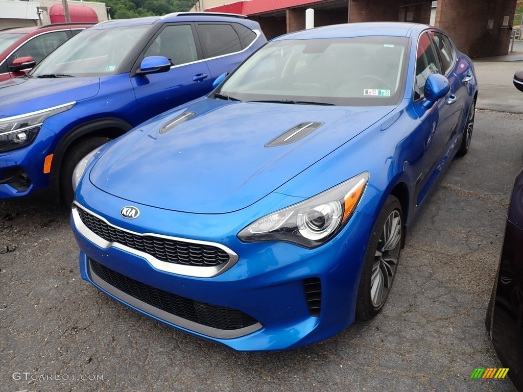 Micro Blue Pearl 2019 Kia Stinger 2.0L AWD Exterior Photo #142131108