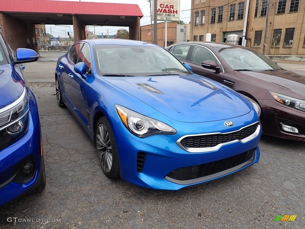 Micro Blue Pearl 2019 Kia Stinger 2.0L AWD Exterior Photo #142131137