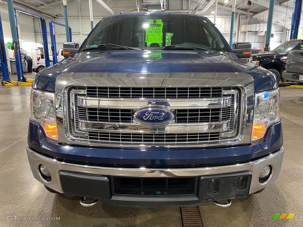 2014 F150 XLT SuperCrew 4x4 - Blue Flame / Steel Grey photo #1