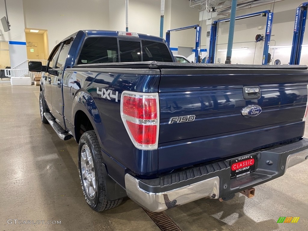 2014 F150 XLT SuperCrew 4x4 - Blue Flame / Steel Grey photo #4
