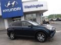 2017 Electric Storm Metallic Toyota RAV4 LE AWD  photo #2