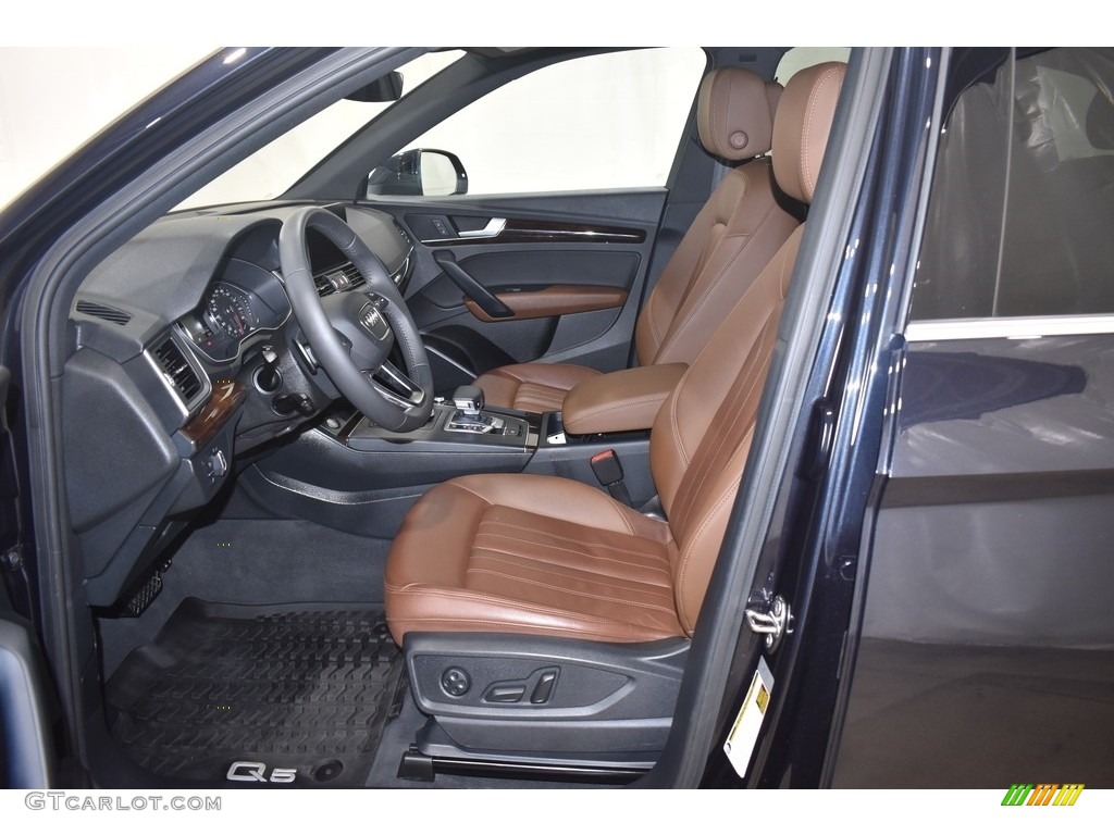 2019 Q5 Premium quattro - Navarra Blue Metallic / Nougat Brown photo #8