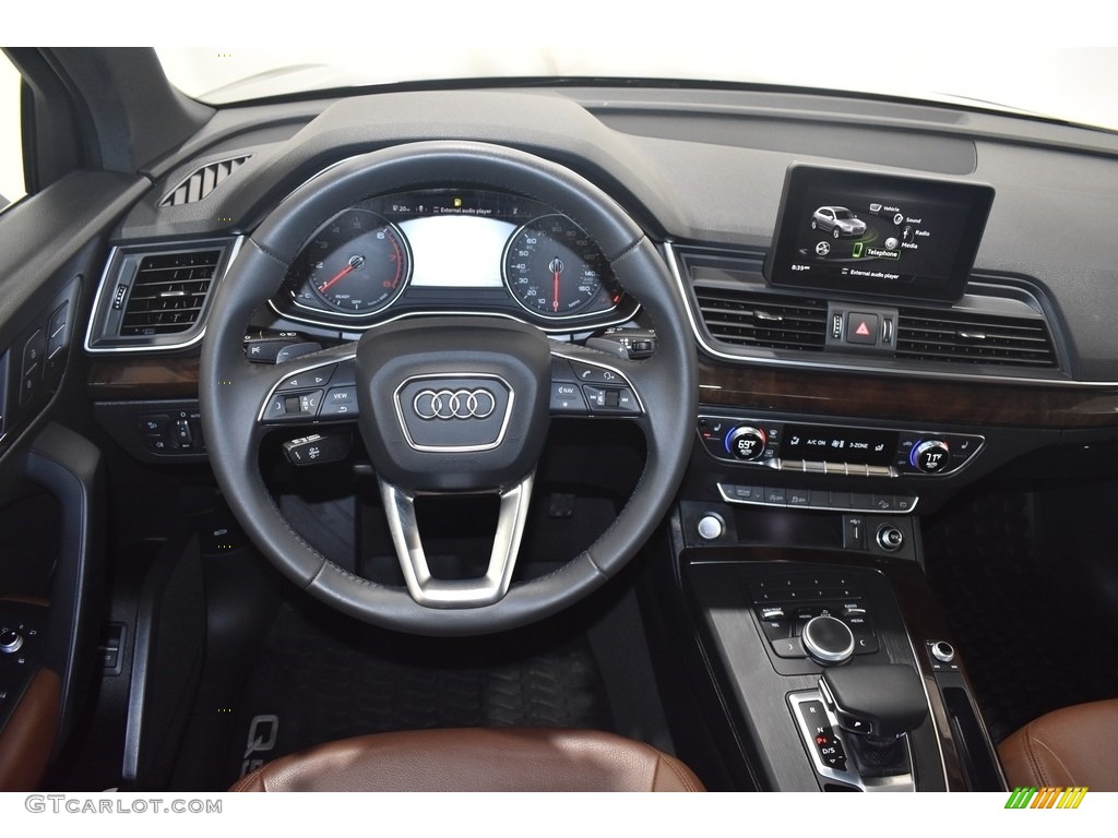 2019 Q5 Premium quattro - Navarra Blue Metallic / Nougat Brown photo #14
