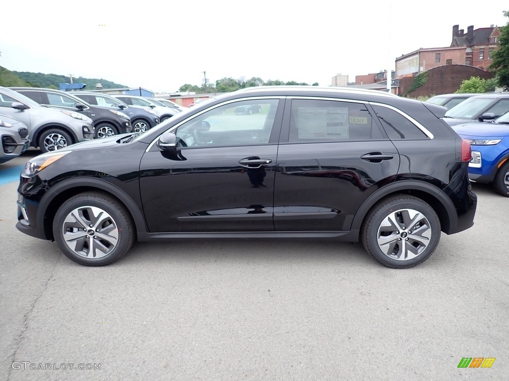Aurora Black Pearl 2021 Kia Niro EV Exterior Photo #142131918