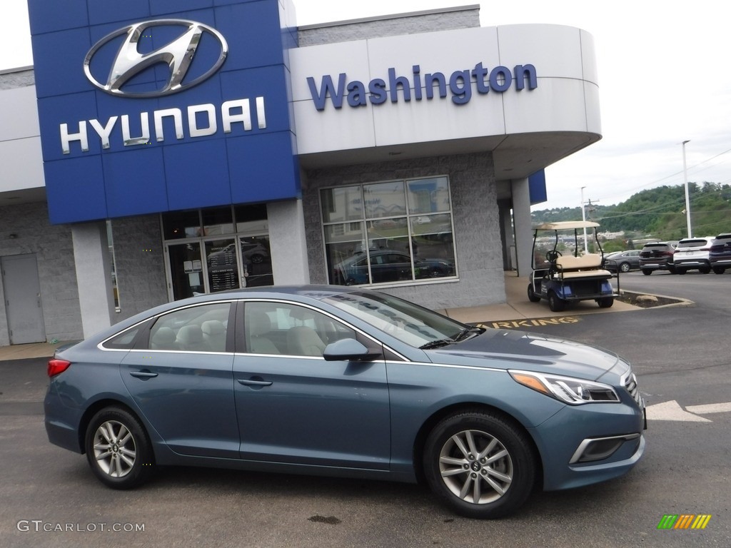 2016 Sonata SE - Nouveau Blue / Beige photo #2