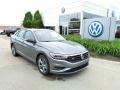 Platinum Gray Metallic 2021 Volkswagen Jetta R-Line Exterior