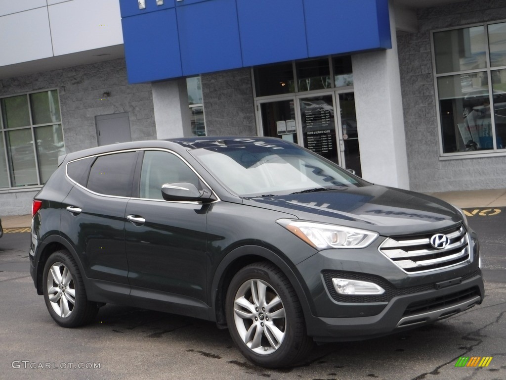 2013 Santa Fe Sport 2.0T AWD - Mineral Gray / Beige photo #1