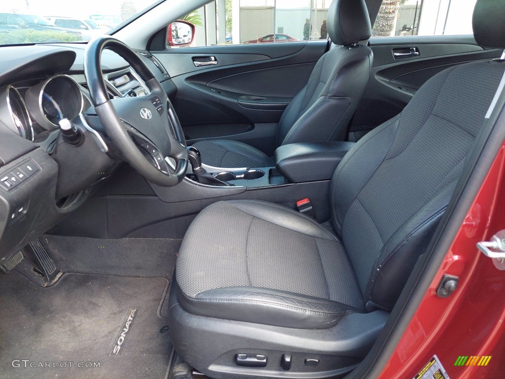 2012 Sonata SE - Sparkling Ruby Red / Black photo #4