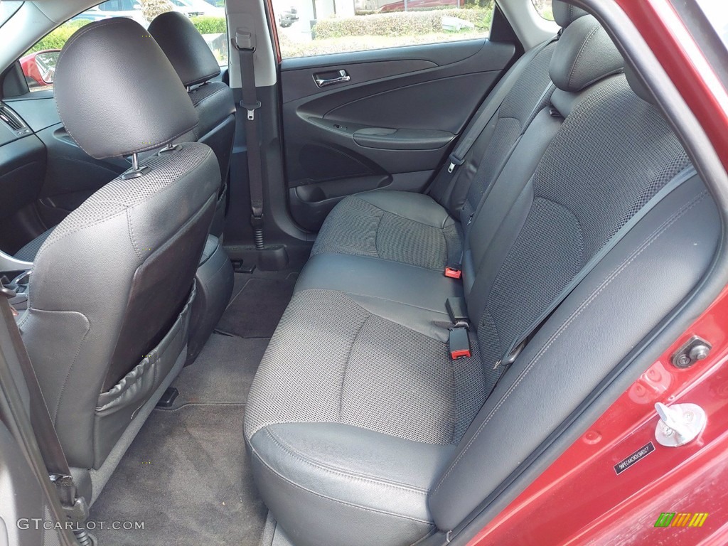 2012 Sonata SE - Sparkling Ruby Red / Black photo #6