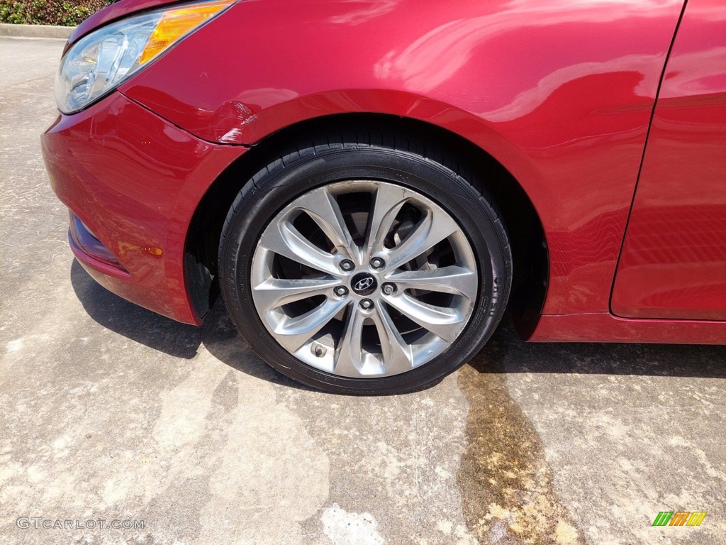 2012 Sonata SE - Sparkling Ruby Red / Black photo #10